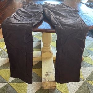 Brown Carhart size 4, regular length - lighter material